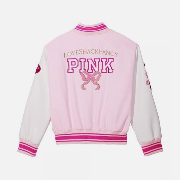 Victoria's Secret, Pink x Love Shack Fancy M, Limited Edition Varsity Jacket - Picture 4 of 9